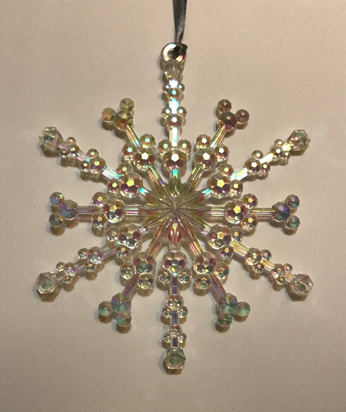  Disney Christmas Ornament - Mickey Mouse Snowflake - Clear