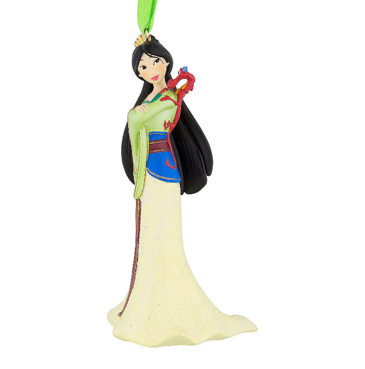  Disney Figure Christmas Ornament - Mulan With Mushu