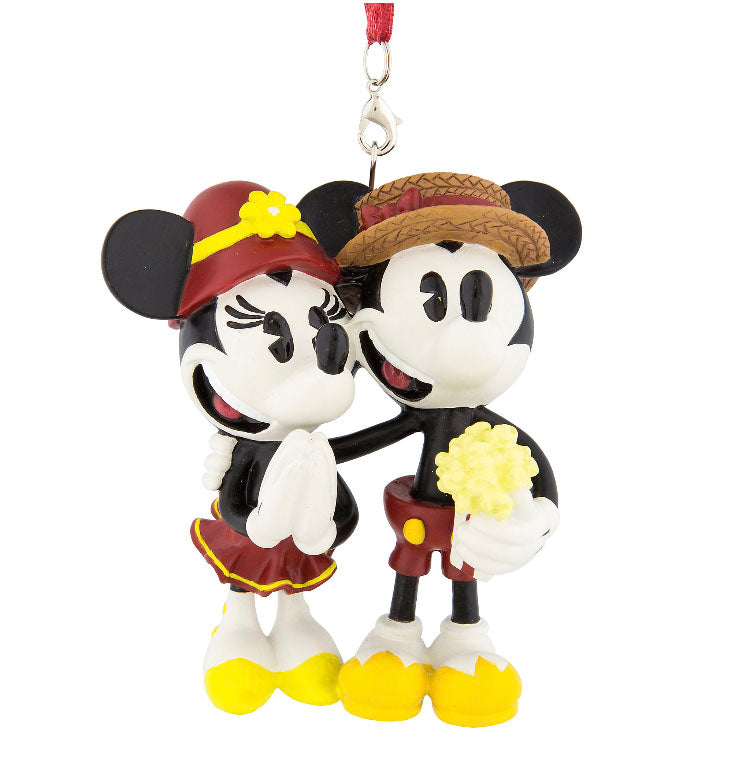  Disney Figure Christmas Ornament - Boardwalk - Mickey And Minnie