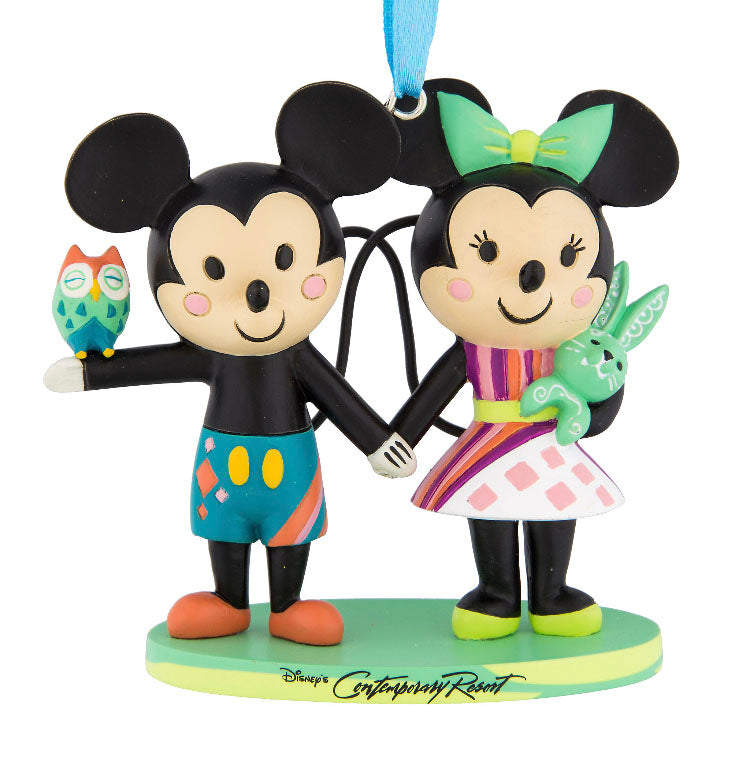  Disney Figure Christmas Ornament - Contemporary - Mickey And Minnie