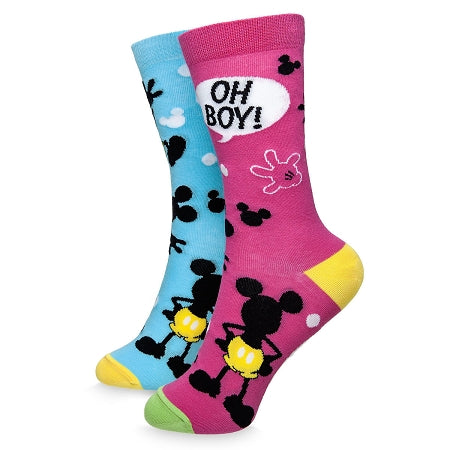  Disney Adult Socks - Mickey Mouse - Oh Boy