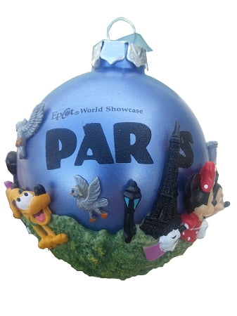  Disney Christmas Ornament - Epcot World Showcase - Paris