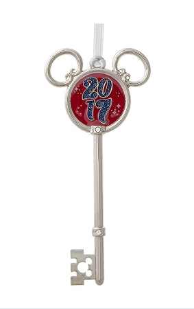  Disney Christmas Ornament - 2017 Sorcerer Mickey Mouse Ornamental Key