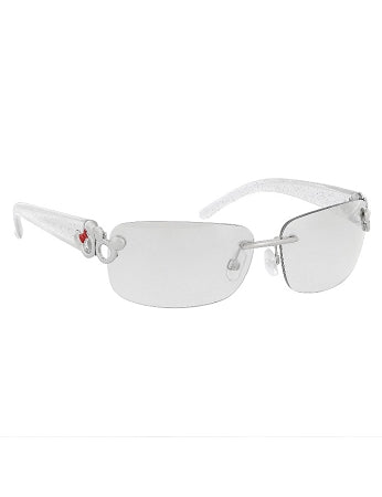  Disney Sunglasses - Mickey And Minnie Cut Out - White
