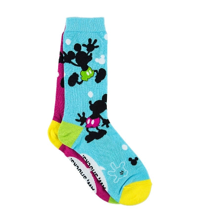  Disney Adult Socks - Mickey Mouse Pizazz - One Size