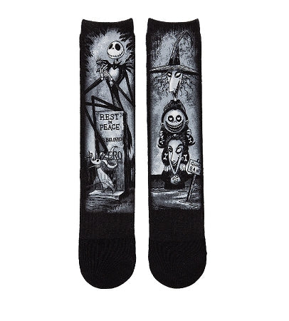  Disney Adult Socks - Jack Skellington And Friends - One Size