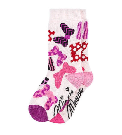  Disney Youth Socks - Minnie Mouse Bows