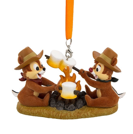  Disney Christmas Ornament - Chip And Dale Roasting Marshmallows
