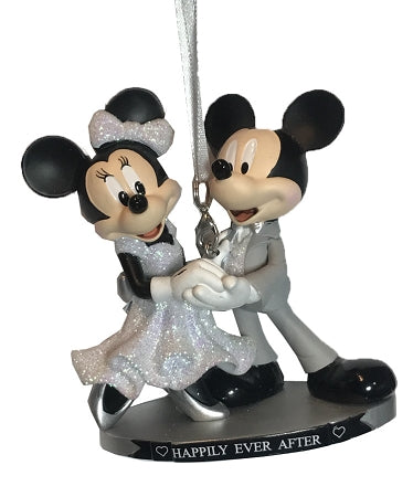  Disney Holiday Ornament - Mickey & Minnie Wedding - Happily Ever After