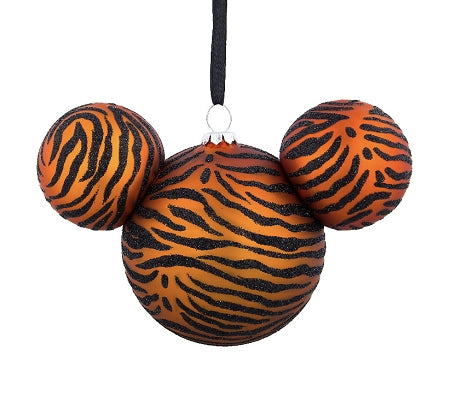  Disney Christmas Ornament - Mickey Icon - Tiger Print