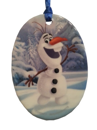  Disney Flat Christmas Ornament - Frozen - Olaf