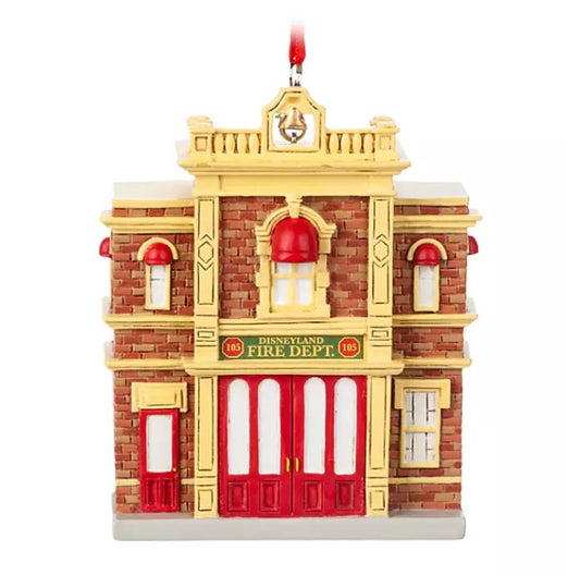  Disney Figurine Ornament - Main Street U.S.A. Firehouse