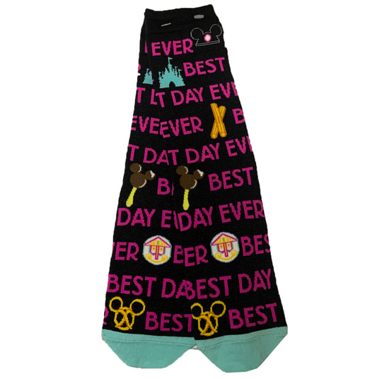  Disney Socks For Adults - Best Day Ever - Treats