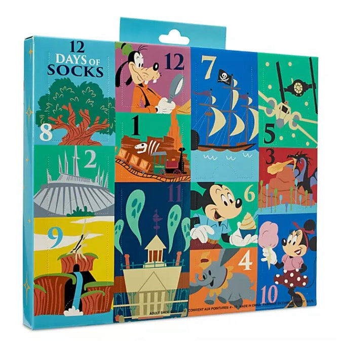  Disney Socks Set - 12 Days Of Socks - Mickey And Friends