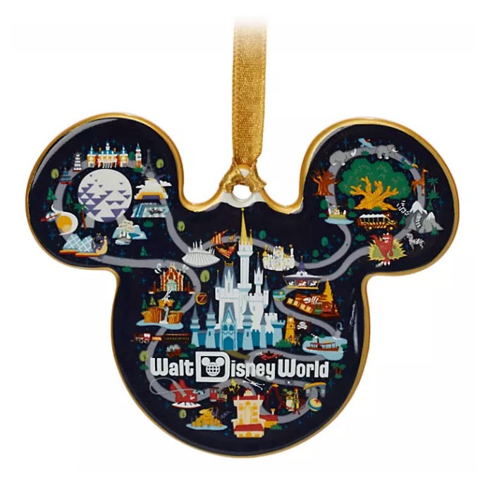  Disney Disc Ornament - Mickey Mouse Icon - Park Life
