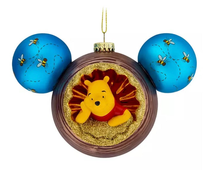  Disney Mickey Ears Icon Ornament - Winnie The Pooh And Owl