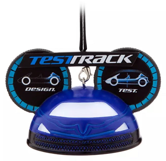  Disney Ear Hat Ornament - Test Track - Light-Up