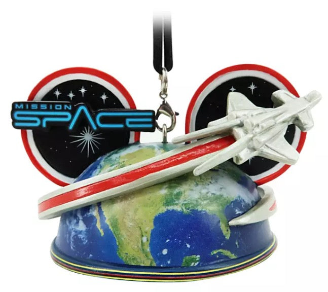  Disney Ear Hat Ornament - Mission Space - Epcot