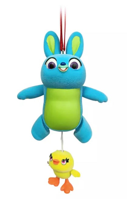 Disney Figurine Ornament - Ducky And Bunny Articulated - Toy Story 4
