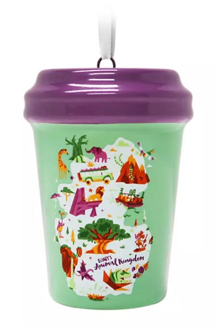  Disney Starbucks Ornament - Animal Kingdom Cup - Green