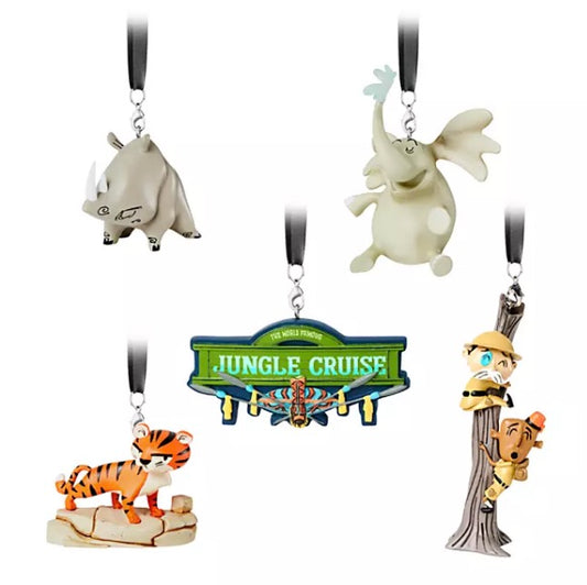  Disney Ornament Set - Jungle Cruise Figural