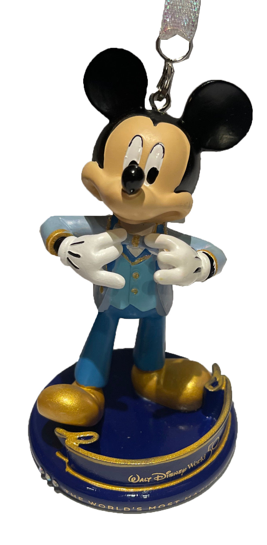  Disney Figurine Ornament - 50th Anniversary - Mickey Mouse