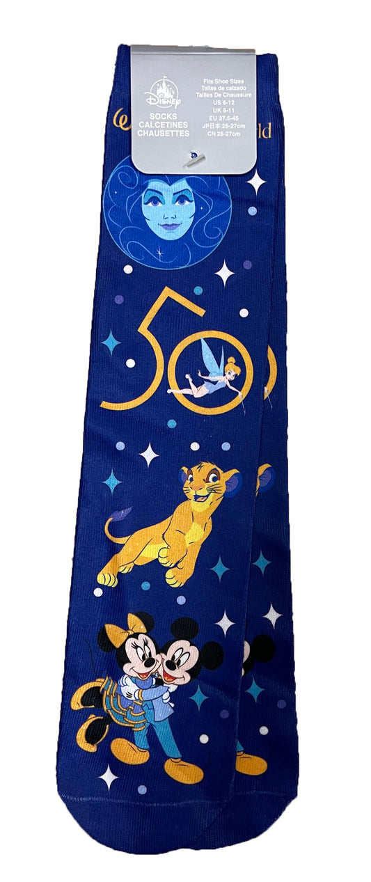  Disney Socks For Adults - 50th Anniversary - Walt Disney World