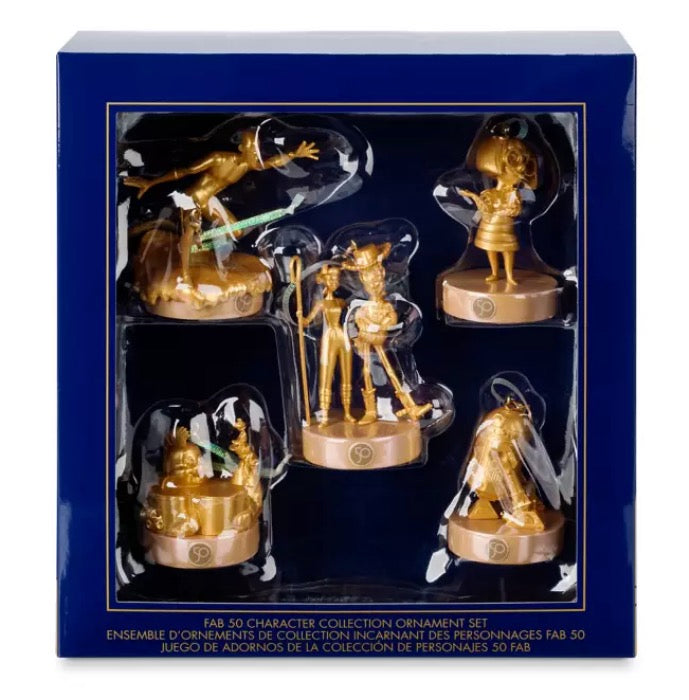  Disney Ornament Set - 50th Anniversary - Hollywood Studios