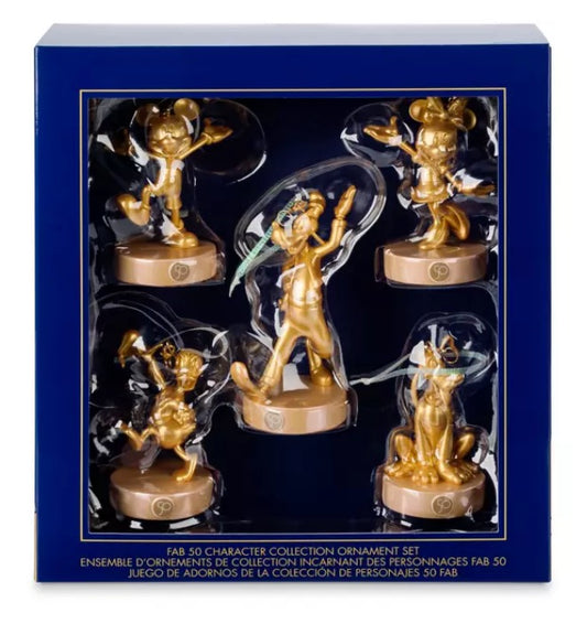  Disney Ornament Set - 50th Anniversary - Magic Kingdom