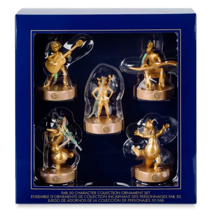  Disney Ornament Set - 50th Anniversary - Epcot