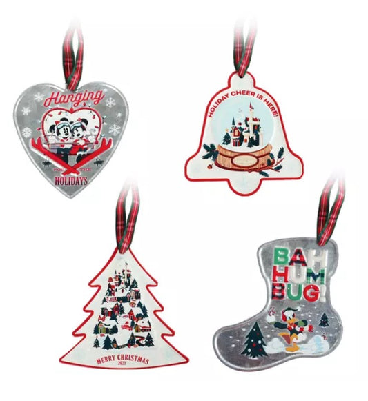  Disney Ornament Set - 2021 Holiday - Walt's Holiday Lodge - Metal