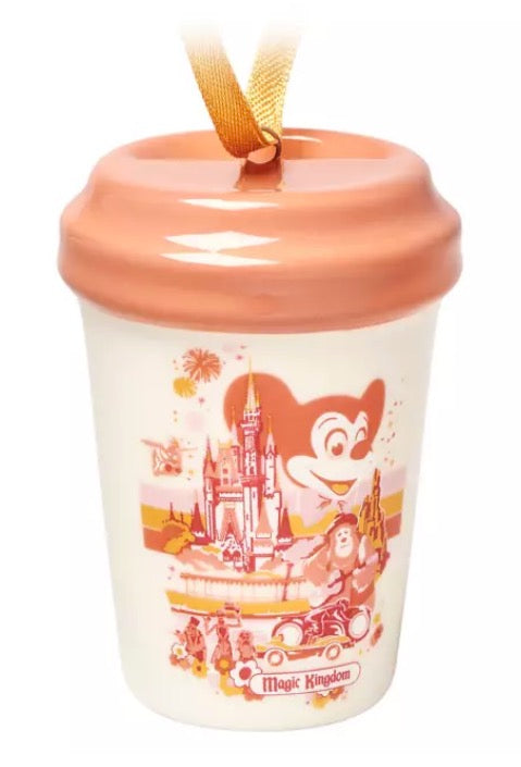 Disney Starbucks Cup Ornament - Disney Parks - Magic Kingdom