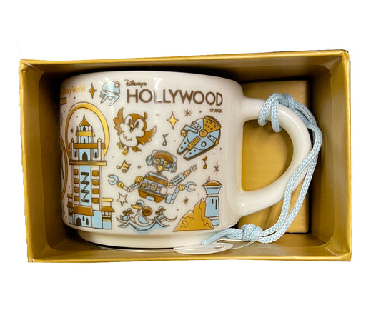  Disney Starbucks Mug Ornament - 50th Anniversary - Hollywood Studios
