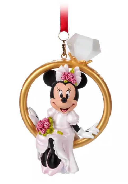  Disney Sketchbook Ornament - Minnie Wedding Ring