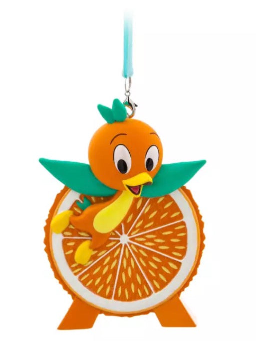  Disney Figurine Ornament - 2022 Flower & Garden - Orange Bird