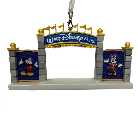  Disney Figurine Ornament - Walt Disney World Main Entrance