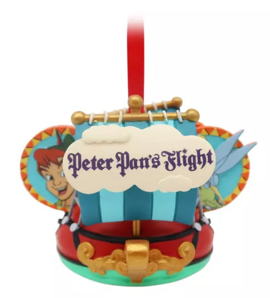  Disney Ear Hat Ornament - Peter Pan's Flight