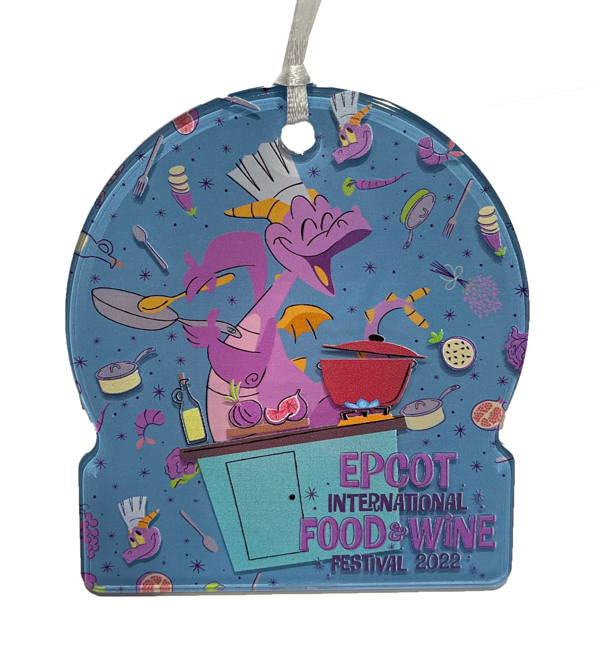  Disney Disc Ornament - 2022 Food & Wine Festival - Figment
