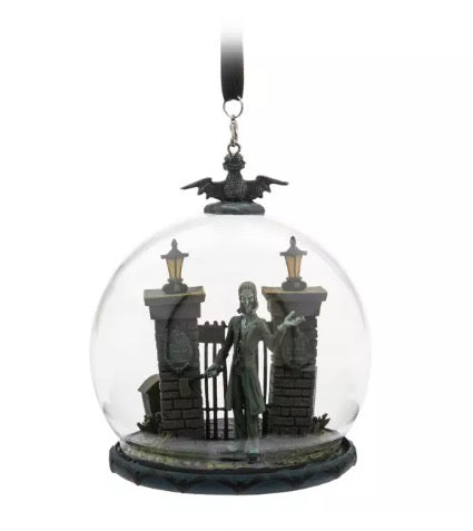  Disney Globe Ornament - Haunted Mansion - Ghost Host