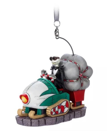  Disney Sketchbook Ornament - Jack Skellington Snowmobile