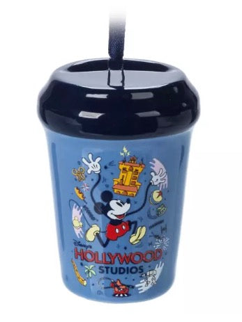  Disney Starbucks Cup Ornament - Mickey Mouse - Hollywood Studios