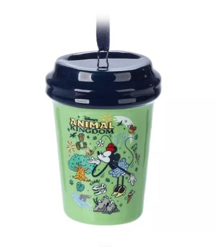  Disney Starbucks Cup Ornament - Mickey Mouse - Animal Kingdom